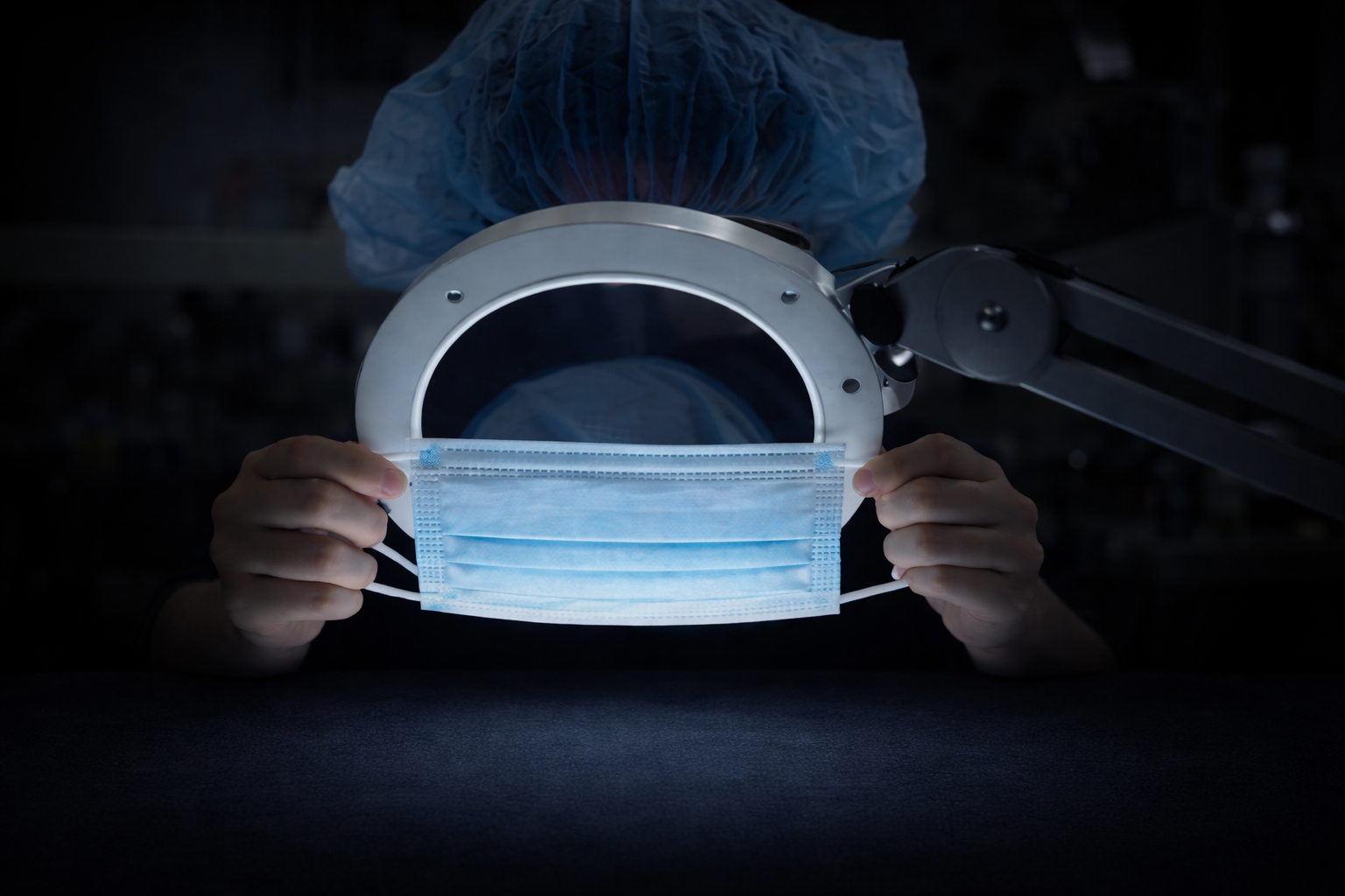 Masks in manufacturing line